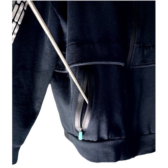 Star Wars Disney Parks Saga Collection Zip Hooded Jacket Large Puff Metallic Ink - Picture 4 of 10